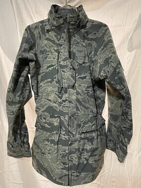 USAF Gore-Tex Rain Parka Jacket Environmental Camo Men's Small Hunter Hunting